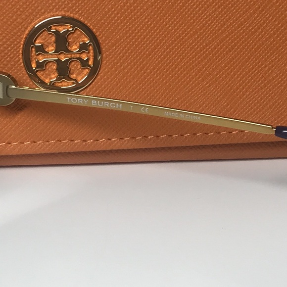 New Authentic Tory Burch TY6080 Blue Sunglasses with Orange Case main image 12
